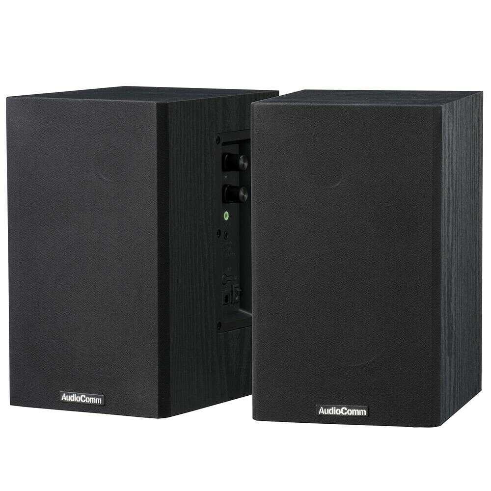 オーム電機 ワイヤレスアクティブスピーカーシステム 1セット