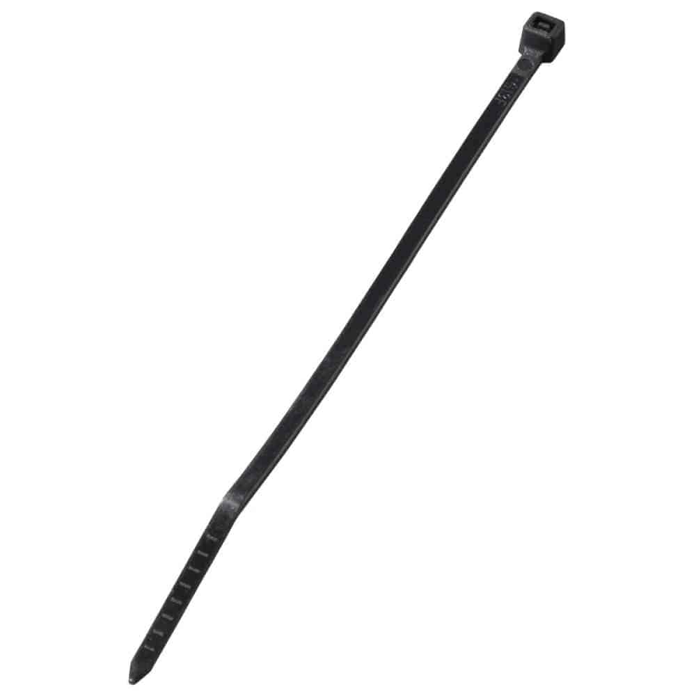 オーム電機 ロックタイ 耐候性 100mm 黒 04-3136 100本入