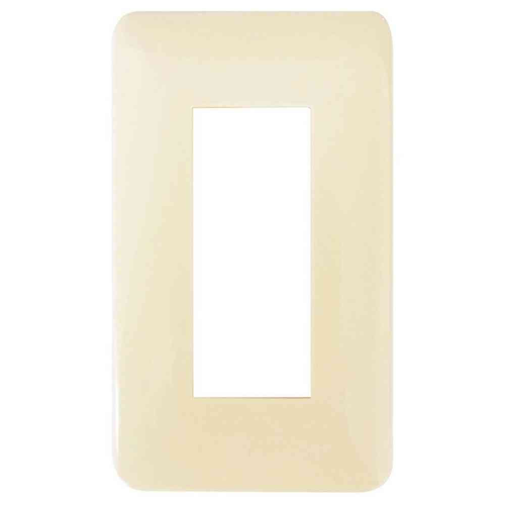 オーム電機 埋込プレート 3口用 04-7284