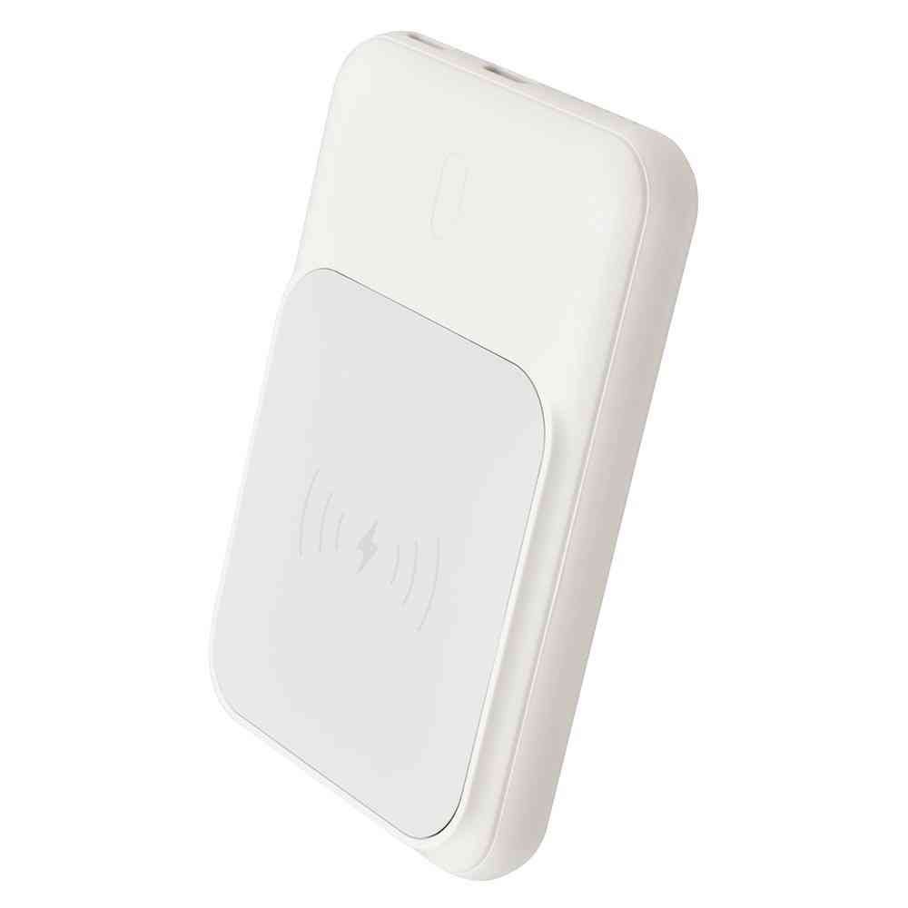 オーム電機 マグネット式モバイルバッテリー 5000mAh