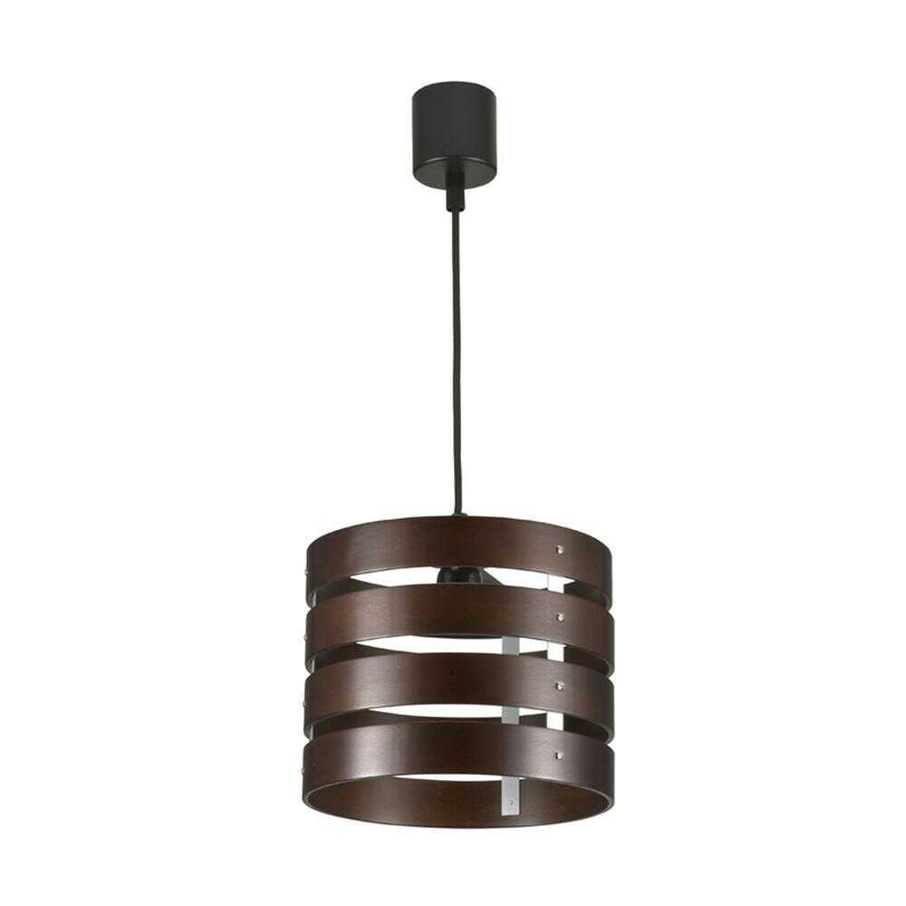 オーム電機 ペンダントライト 木枠 1灯