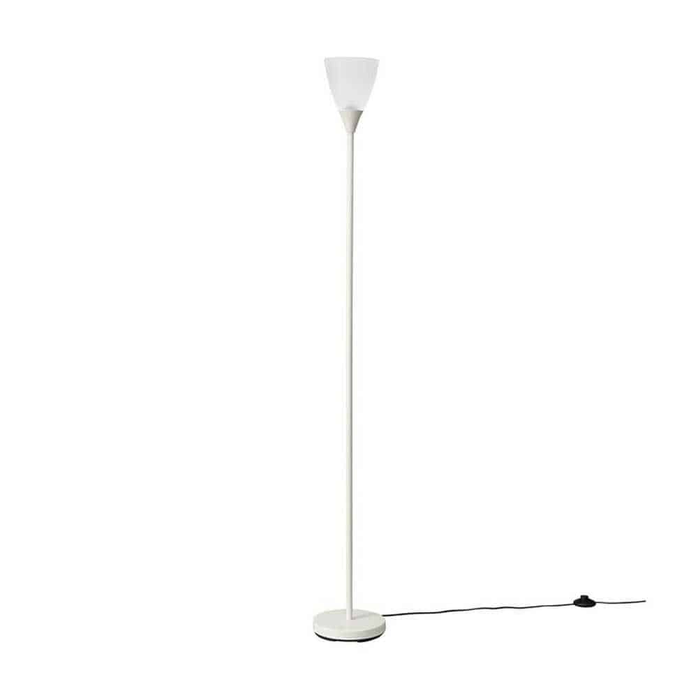 オーム電機 フロアスタンド ホワイト