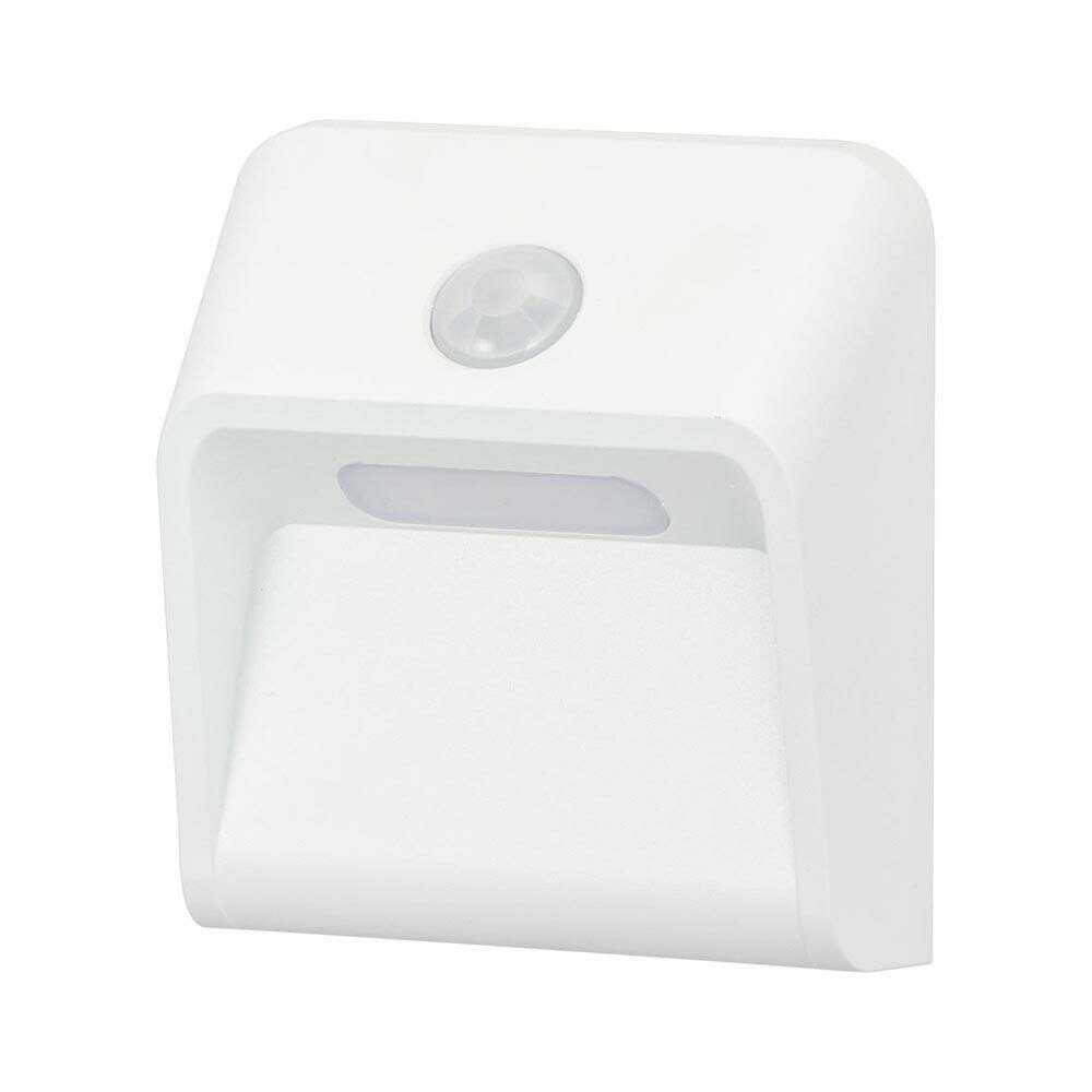 オーム電機 LEDナイトライト 明暗人感センサー 壁面照射