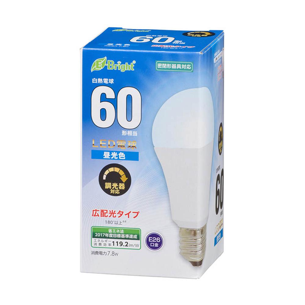 オーム電機 調光対応LED電球 60W