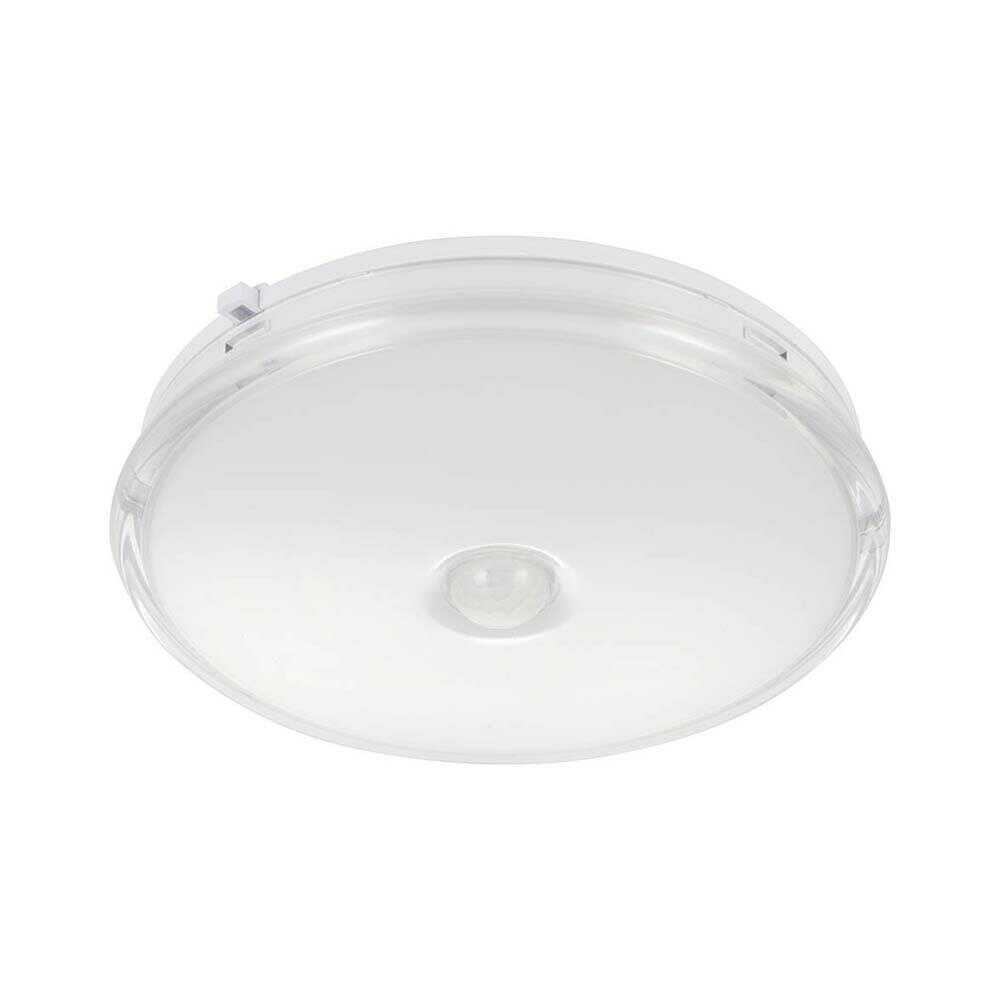 オーム電機 LED薄形ミニシーリングライトセンサー60形電球色