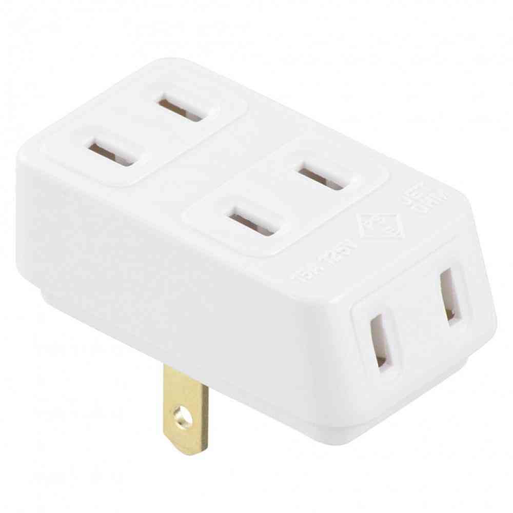 オーム電機 安全ニュートリプルタップ 3個口 HS-A31／W