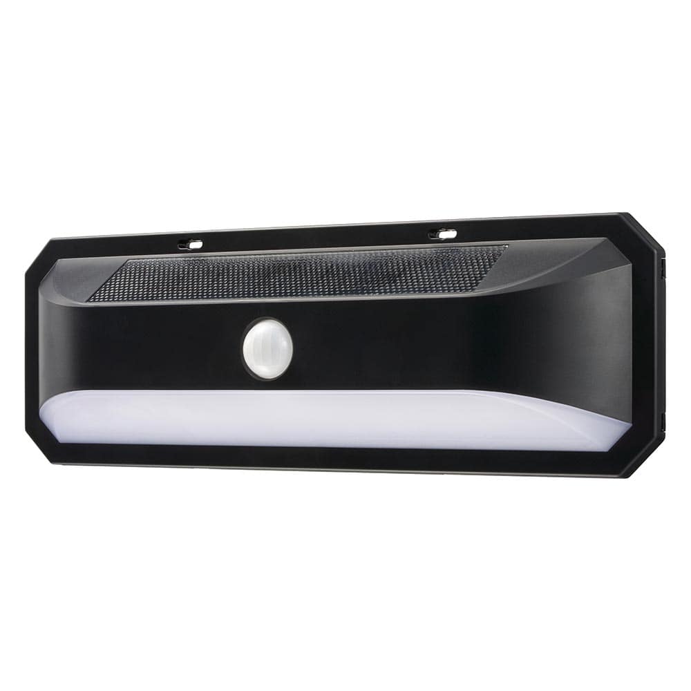 オーム電機 LEDセンサーウォールライト ソーラー