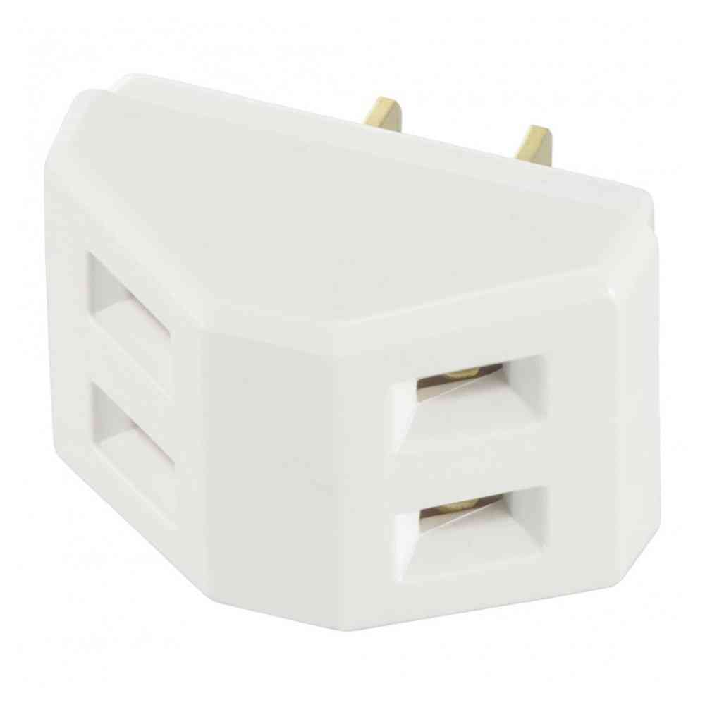 オーム電機 2口タップ HS-H32／W