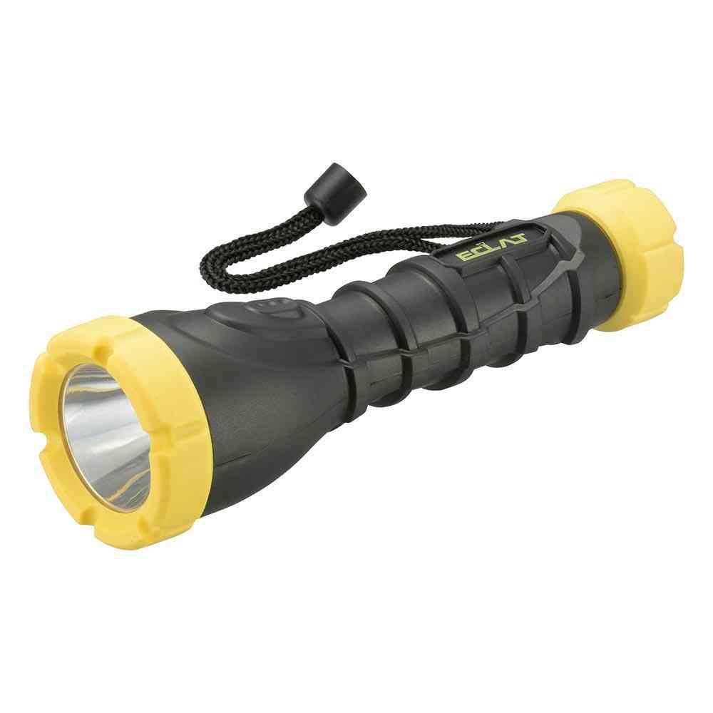 オーム電機 LEDラバーライト 耐衝撃 IPX4 190ルーメン 電池付属 1個