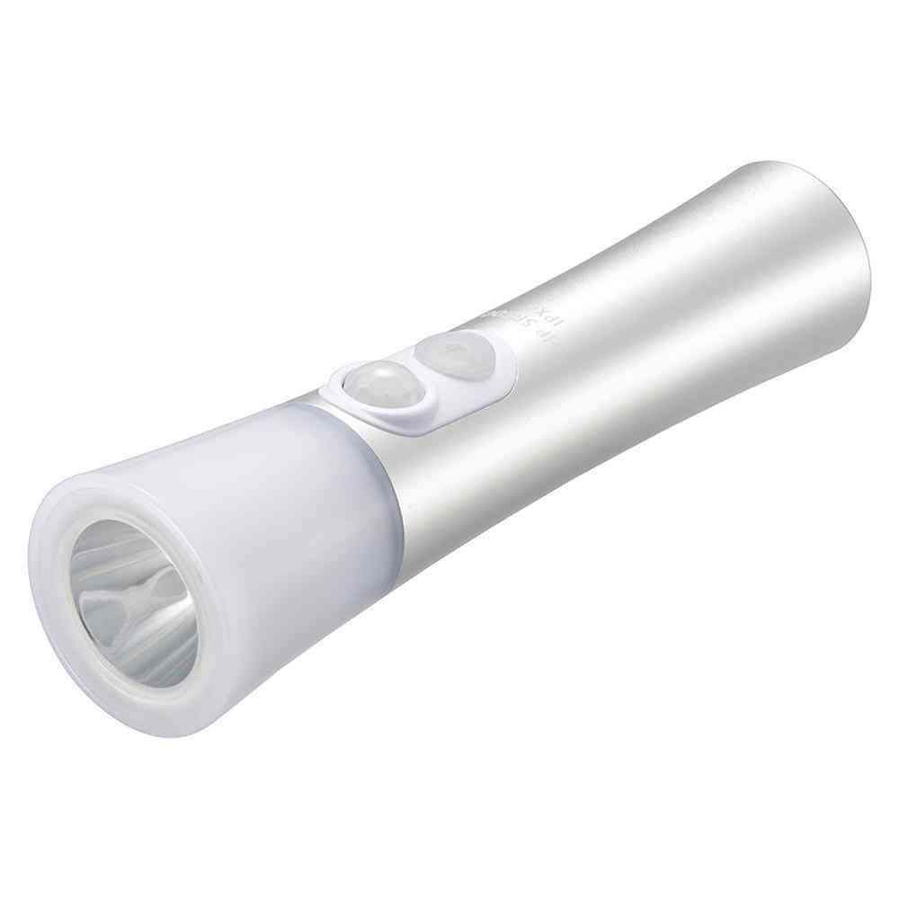 オーム電機 充電式LEDトーチライト＆ランタン 明暗人感センサー付き 1個