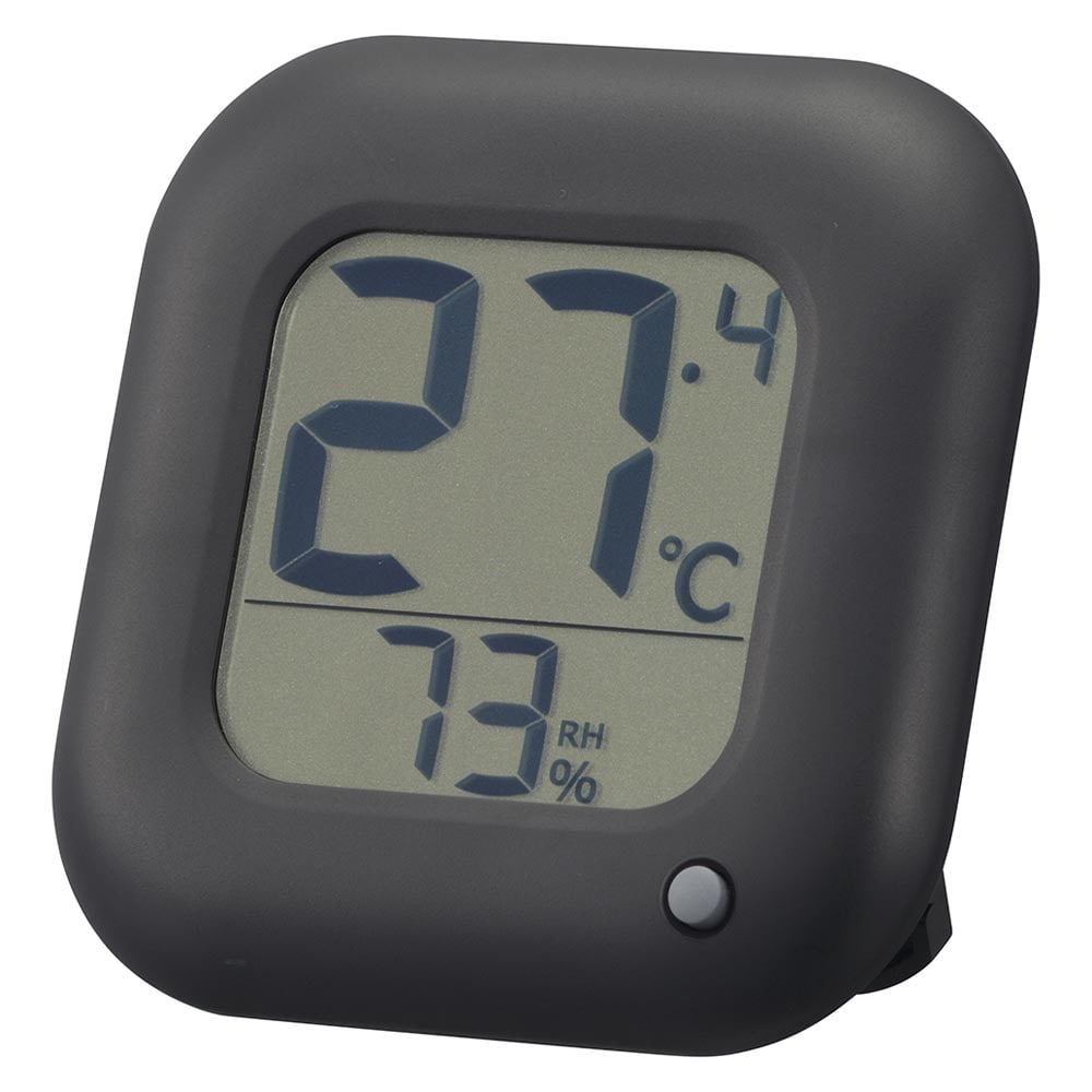 オーム電機 温度が見やすい温湿度計