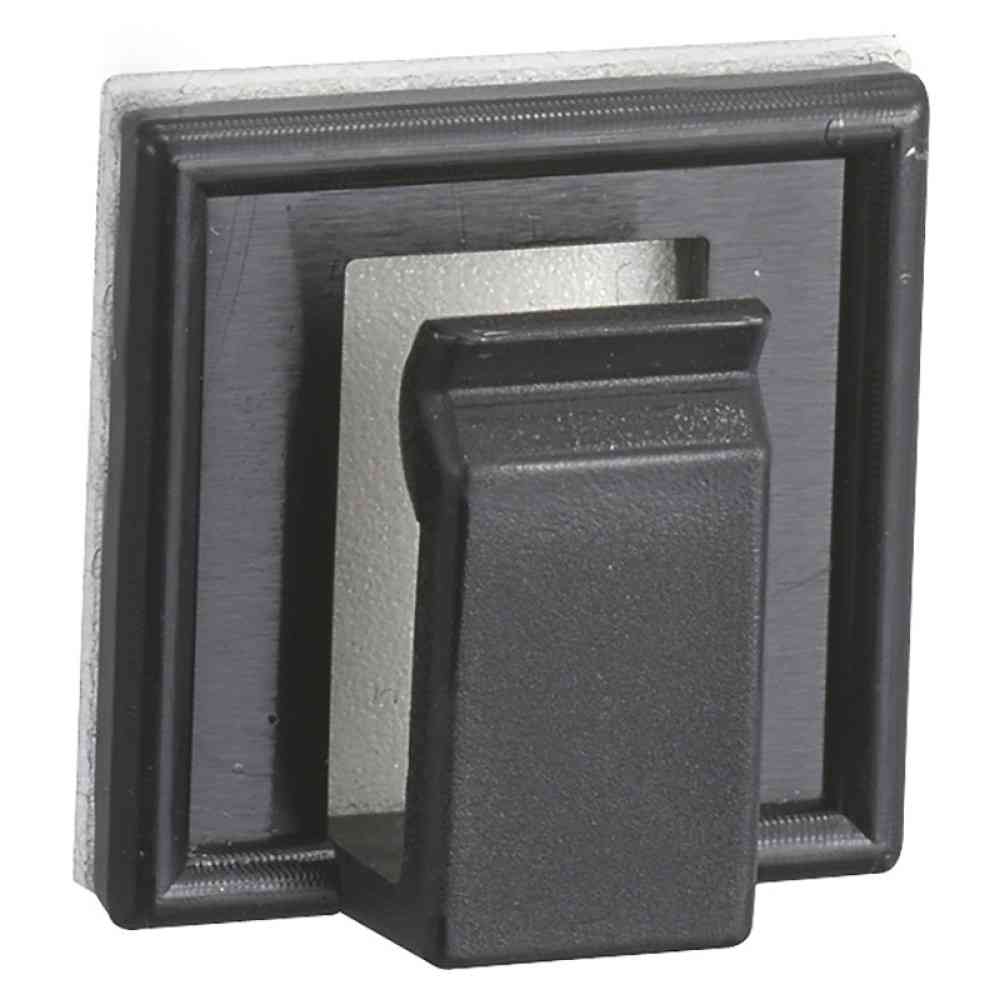 オーム電機 絶縁コードクリップ 16K ブラック 09-1923 10個入