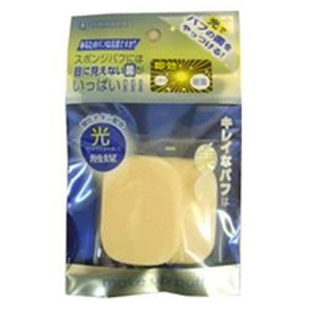 光触媒パフ 長角形 2P