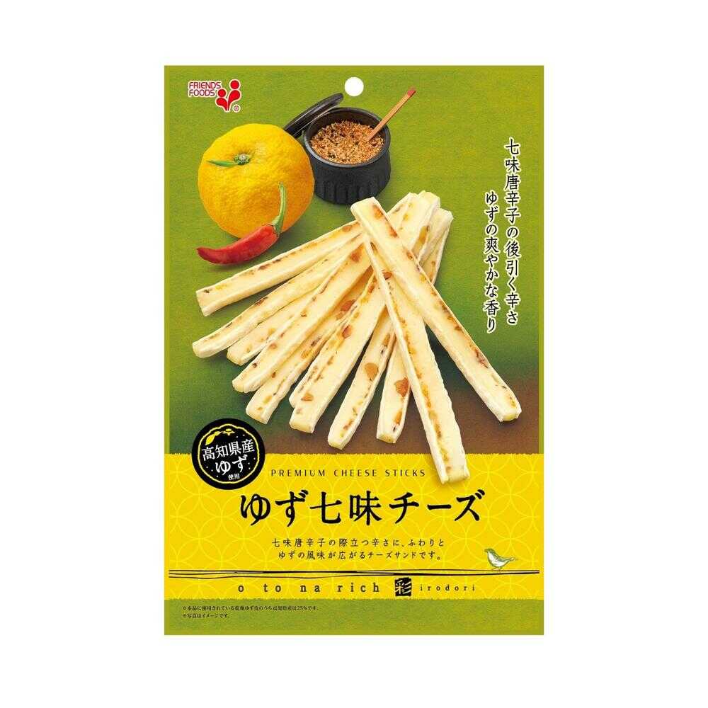 ◆井上食品 otona rich 彩 ゆず七味チーズ 1袋   【10個セット】