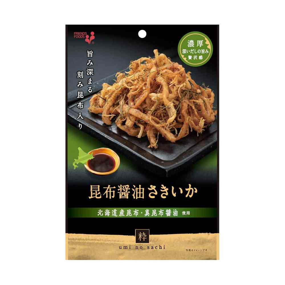 ◆井上食品 昆布醤油 さきいか 33g   【10個セット】