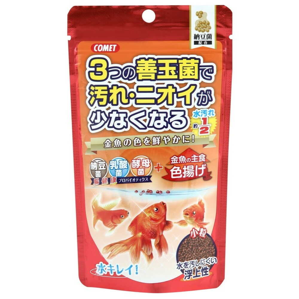 イトスイ 金魚の主食 納豆菌色揚げ 小粒 90g