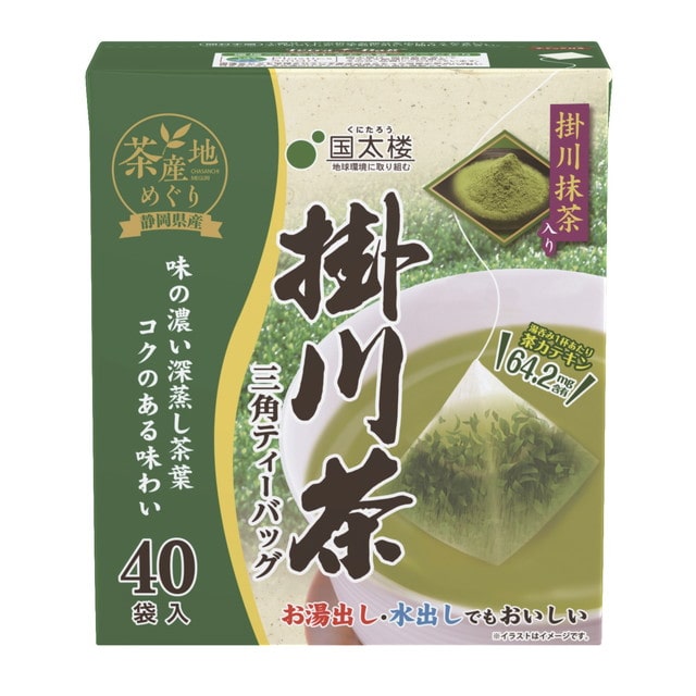◆国太楼 抹茶入り掛川茶三角TB 40袋入【6個セット】