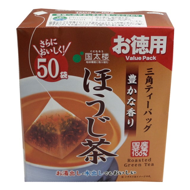 ◆国太楼 お徳用豊かな香りほうじ茶三角TB 50袋入【6個セット】