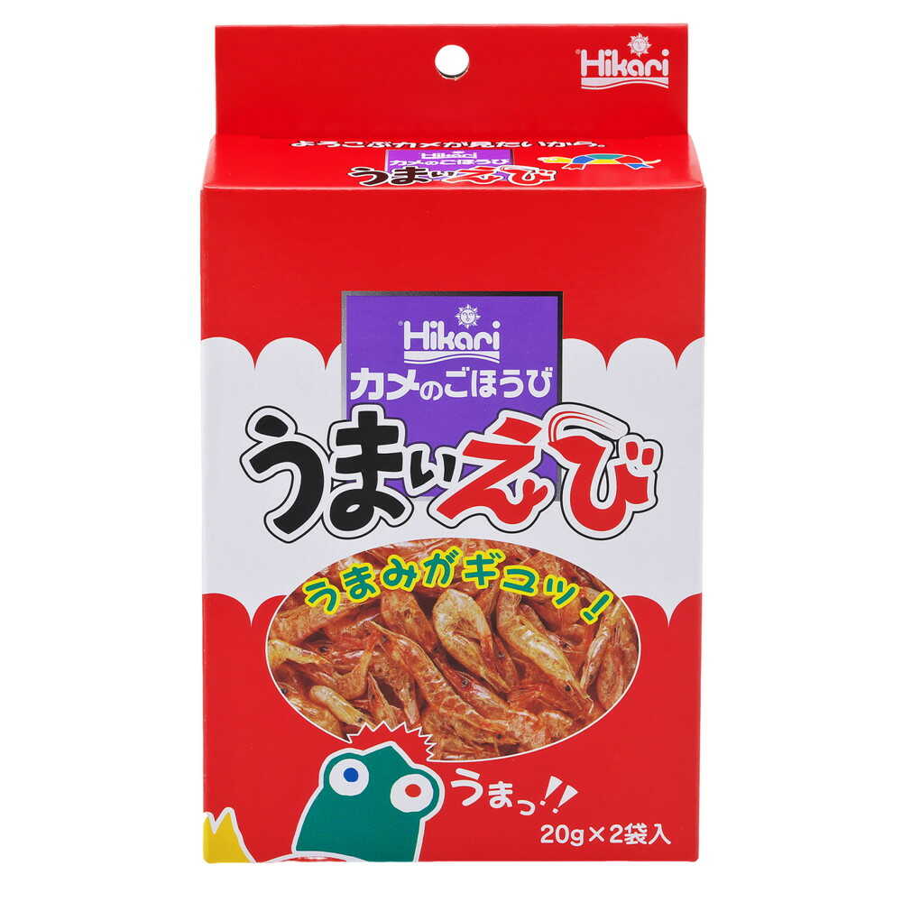 キョーリン カメのごほうび うまいえび 20g×2袋入