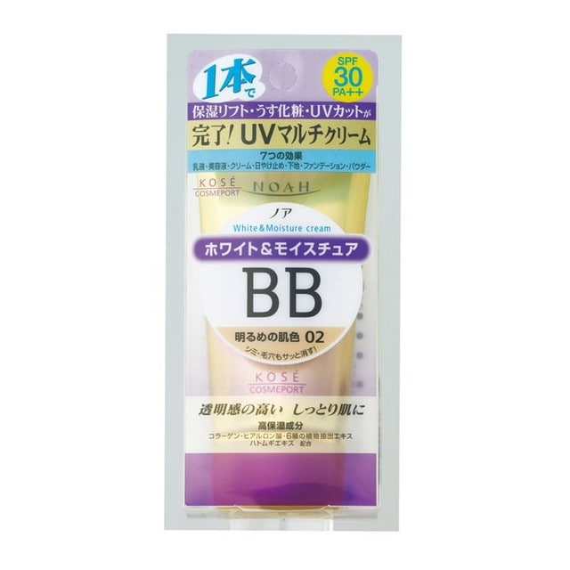 コーセーコスメポート ノア ホワイト&モイスチュア BBクリーム02 50g
