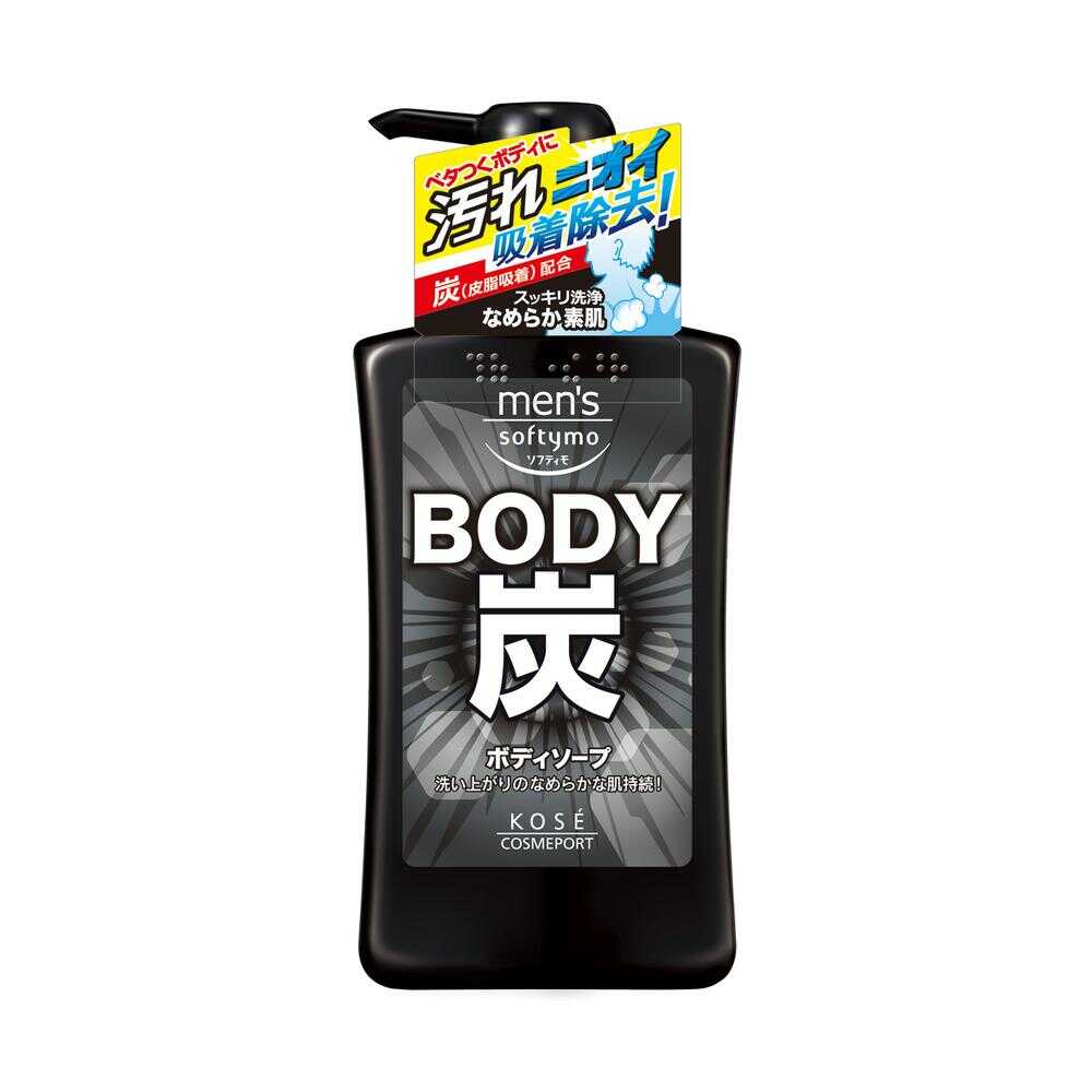 コーセー メンズ ソフティモボディソープ 炭 550ml