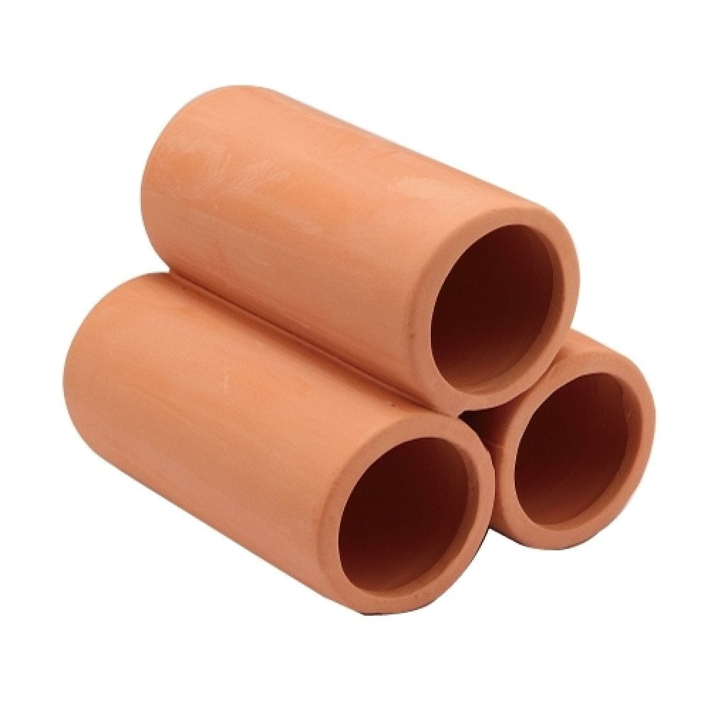 ジェックス 素焼きの隠れ家丸土管ミニ