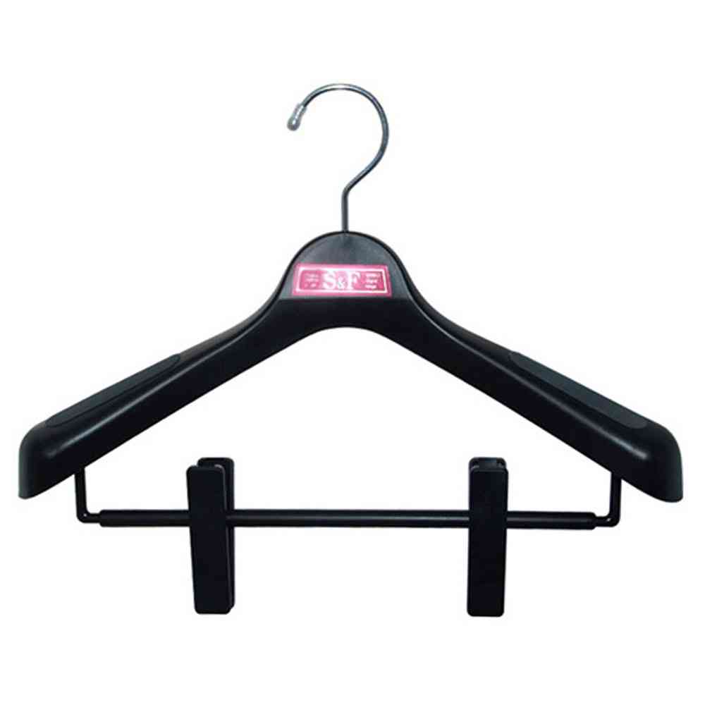 シンコハンガー S&F ジャケットクリップ36 ブラック