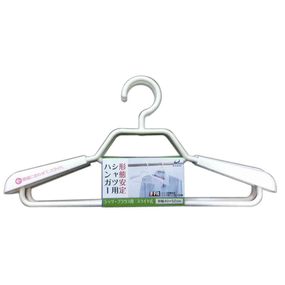 シンコハンガー F-Fit 形態安定シャツ用ハンガー ホワイト 2本組