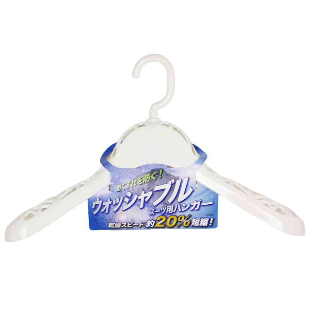 シンコハンガー FーFit ウォッシャブルスーツ用ハンガー ホワイト