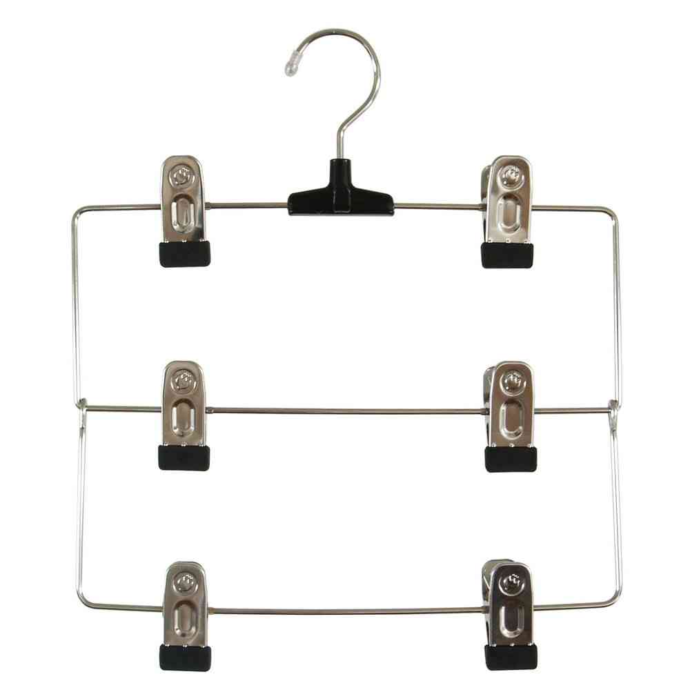 シンコハンガー S＆F メタルスカートハンガー3段