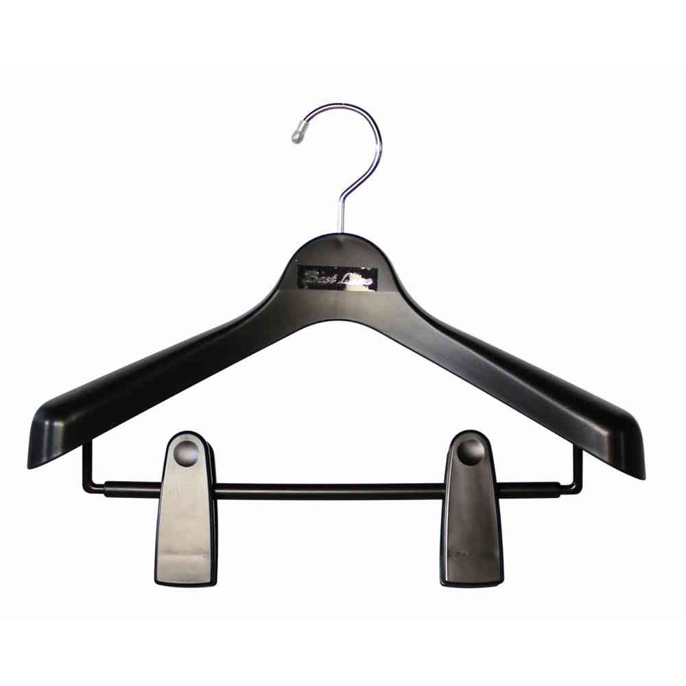 シンコハンガー ベストライン ジャケットビッグクリップ36 ブラック