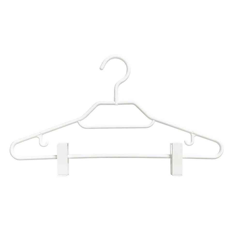 シンコハンガー モノクローゼット シャツハンガークリップ ホワイト  3本組