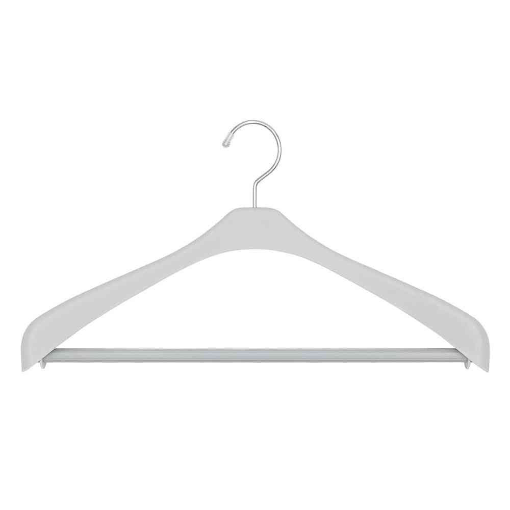 シンコハンガー モノクローゼット スーツハンガースリムストップ グレー 2本組