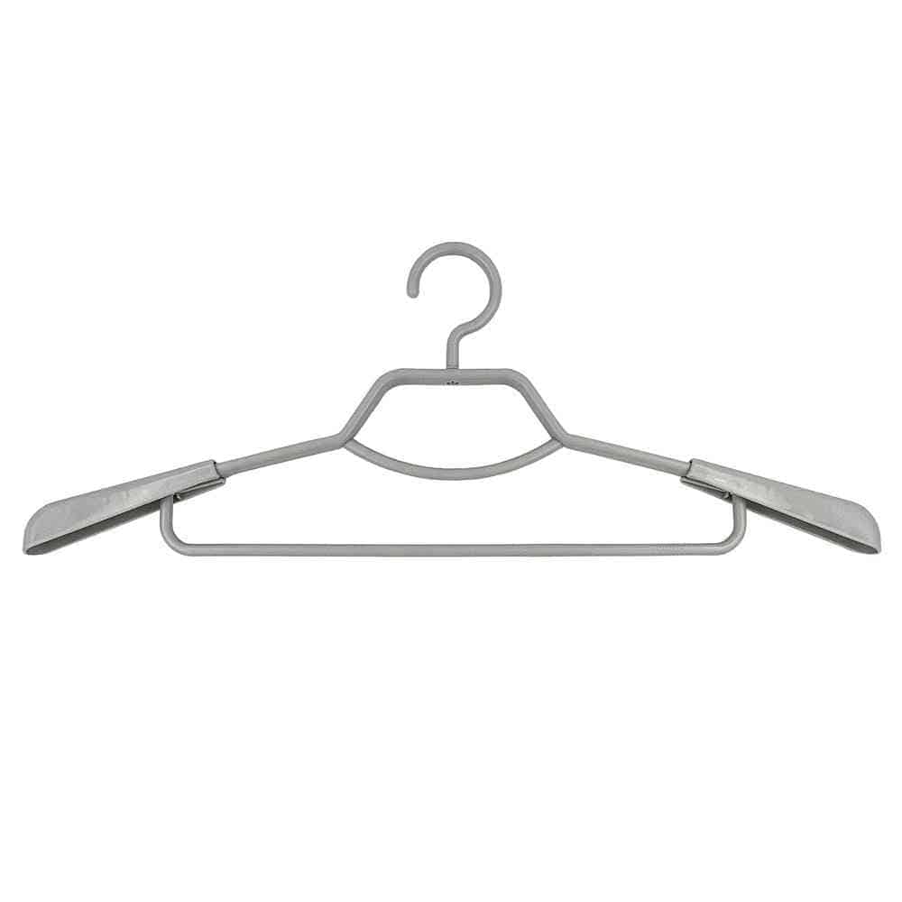 シンコハンガー モノクローゼット シャツハンガースライド グレー 2本組