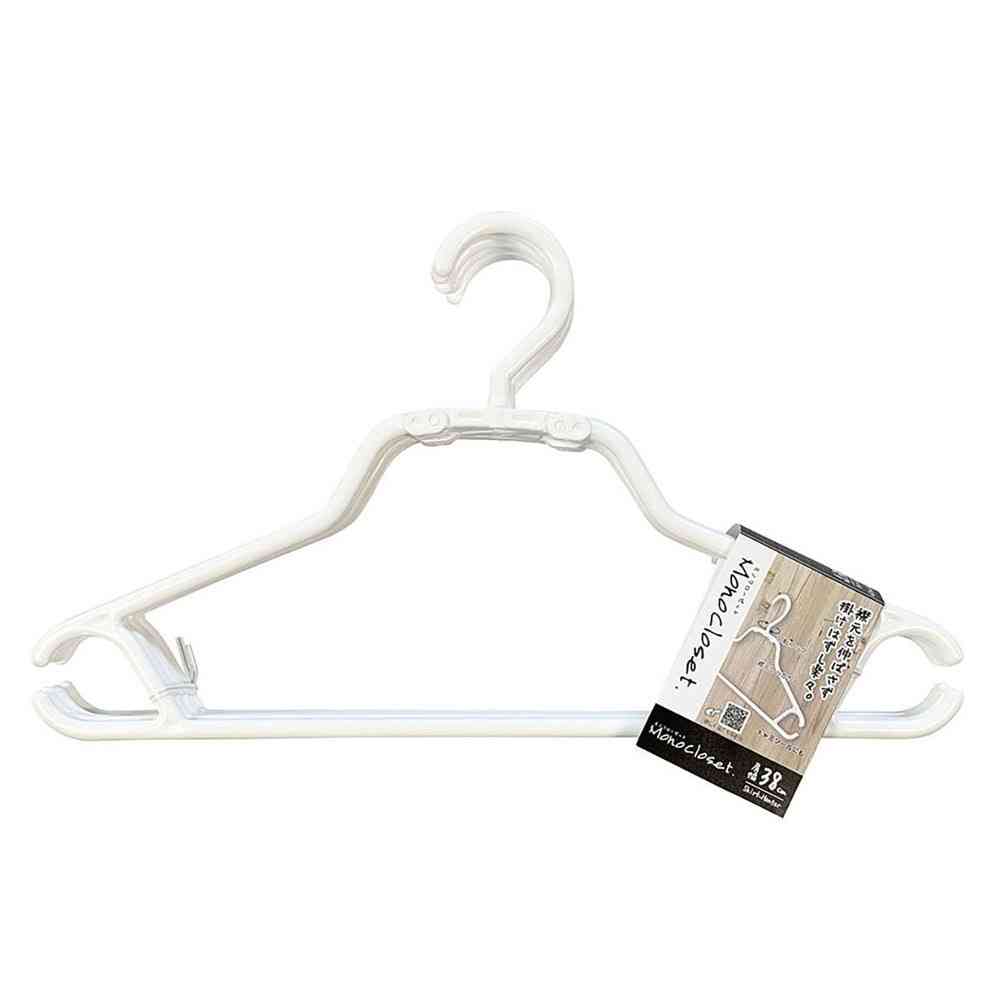 シンコハンガー モノクローゼット シャツハンガースピーディー ホワイト  5本組