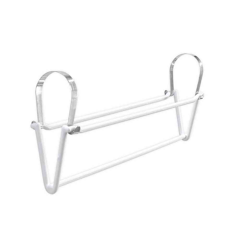 シンコハンガー モノクローゼット V字スペースフック ホワイト 2個組