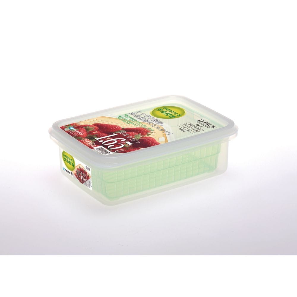 サンコープラスチック ザル付Dパック D‐8 グリーン