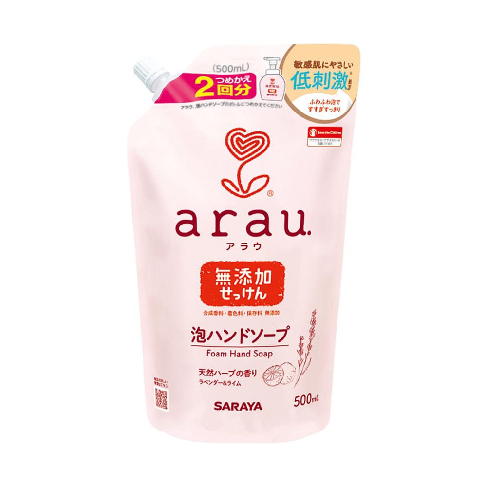 サラヤ arau 泡ハンドソープ 詰め替え 500ml