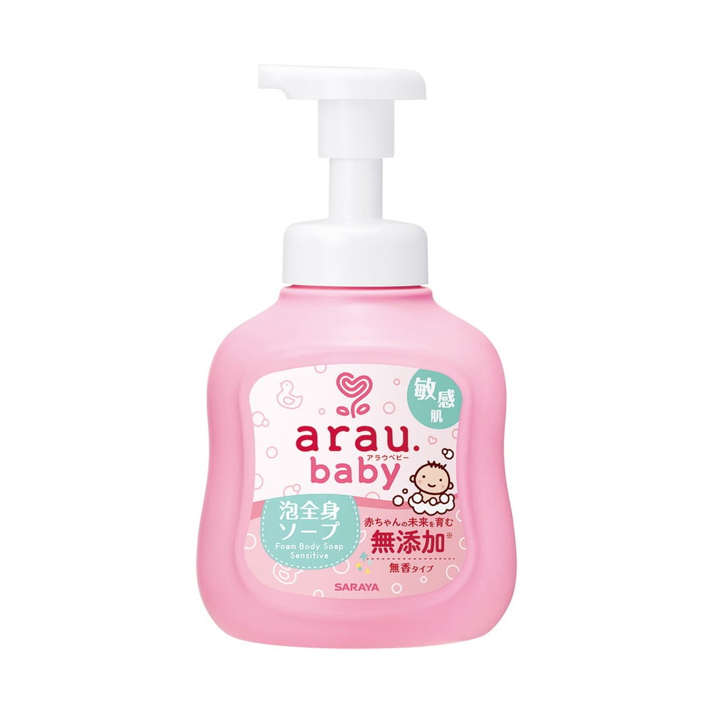 サラヤ アラウ ベビー泡全身ソープ 敏感肌 450ml