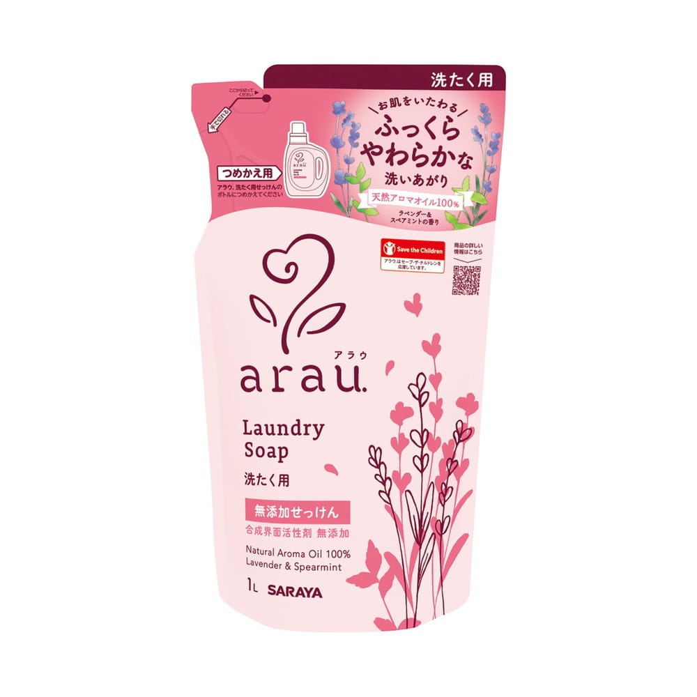 サラヤ アラウ 洗濯用石鹸 替え 1L