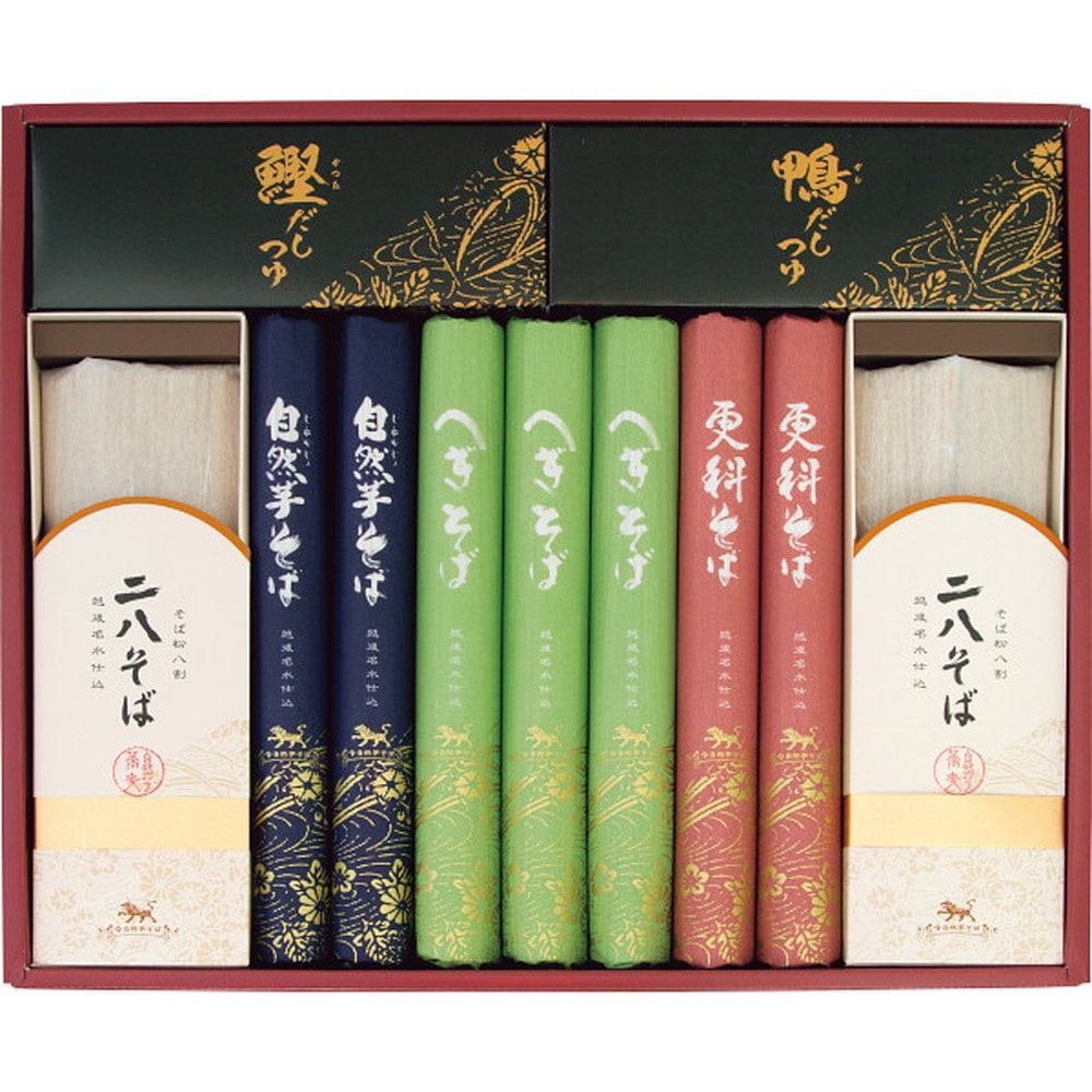 ◆【お歳暮限定】自然芋そば そば・つゆ詰合せ◇メーカー直送 ▼返品・キャンセル不可【他商品との同時購入不可】