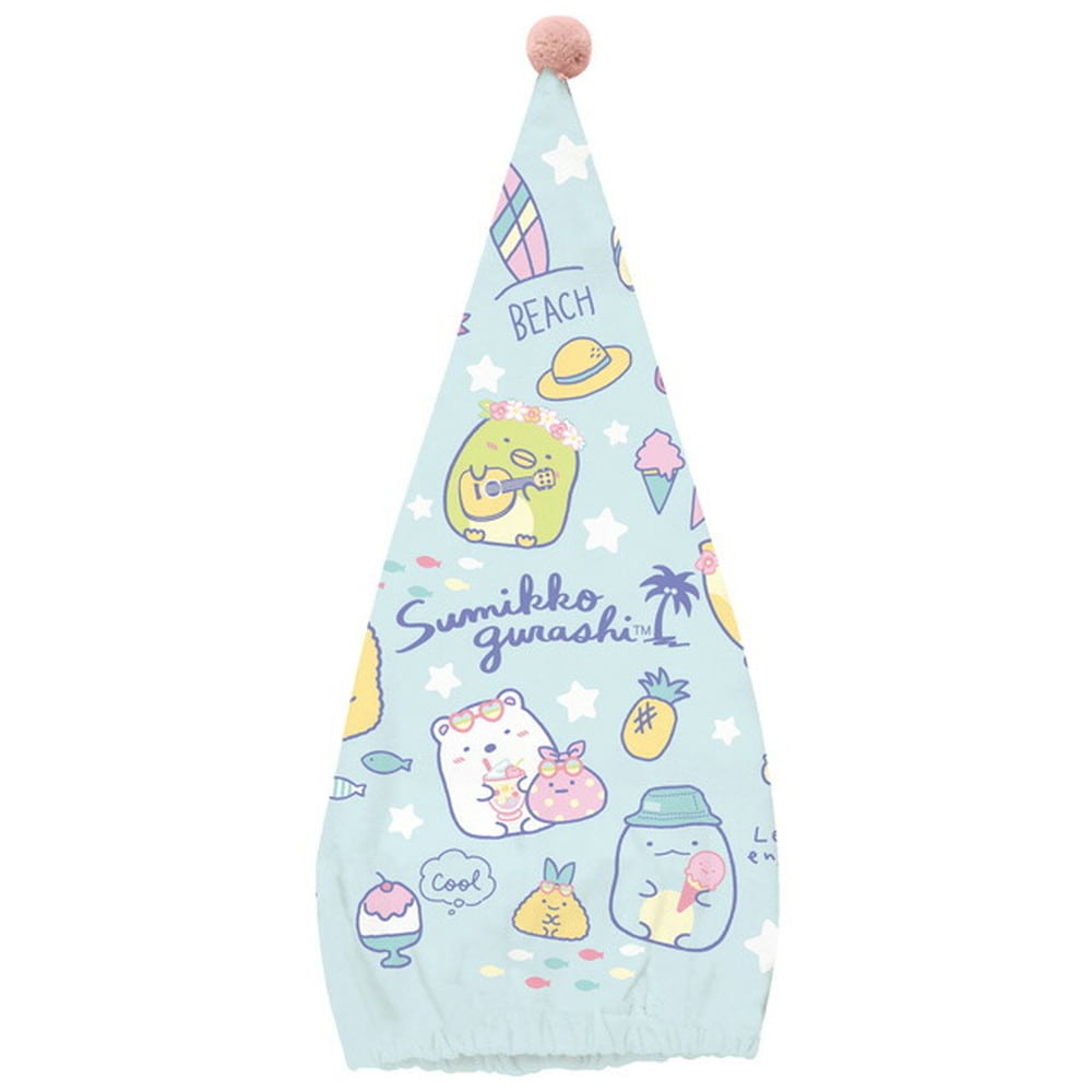 サンエックス すみっコぐらし サマーグッズ キャップタオル バカンス CM42001 90g