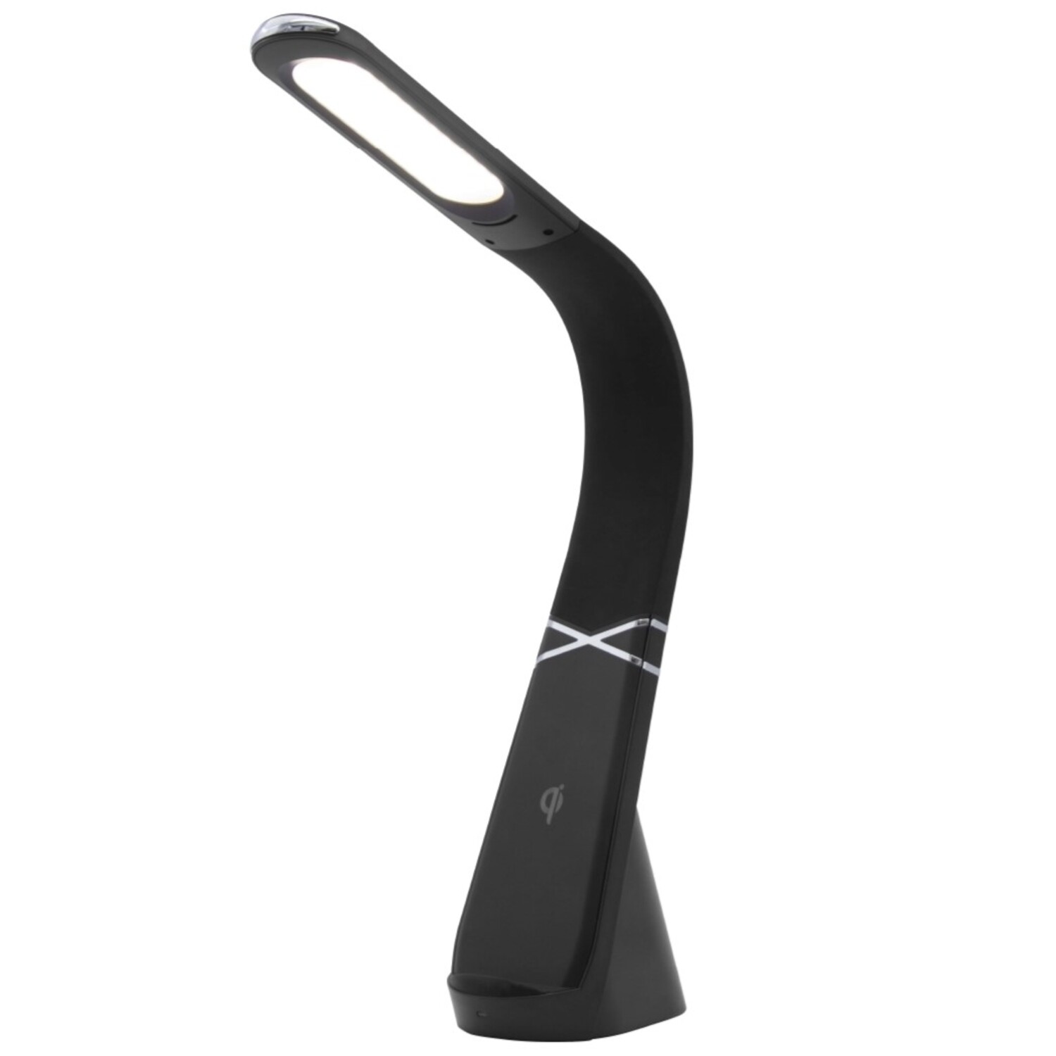 ゼピール LEDスタンドライト ワイヤレス充電機能付 ブラック DQL‐H1021‐BK 1台