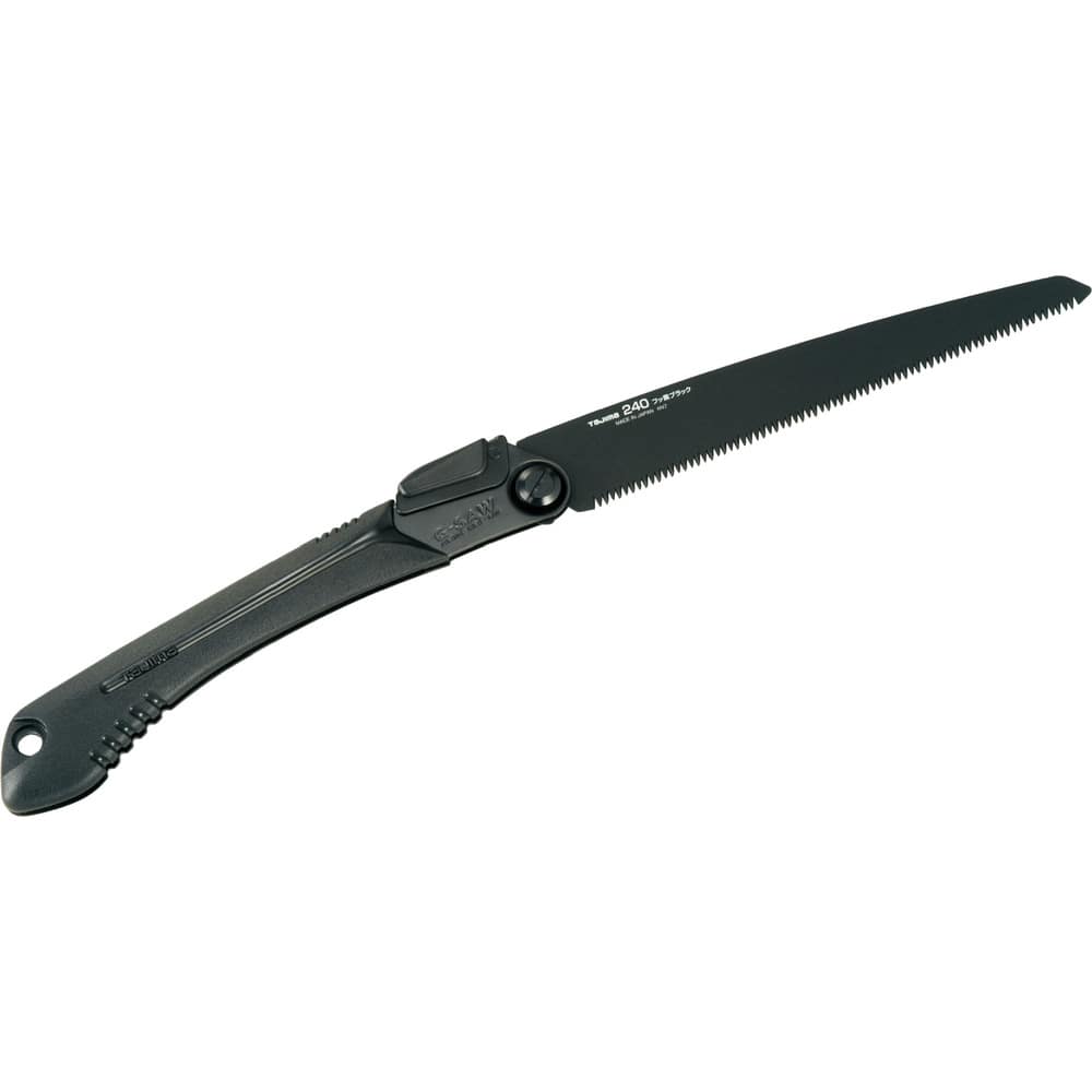 タジマ G-SAW折込厚刃240 フッ素ブラック 替刃式 メーカー直送 ▼返品・キャンセル不可【他商品との同時購入不可】
