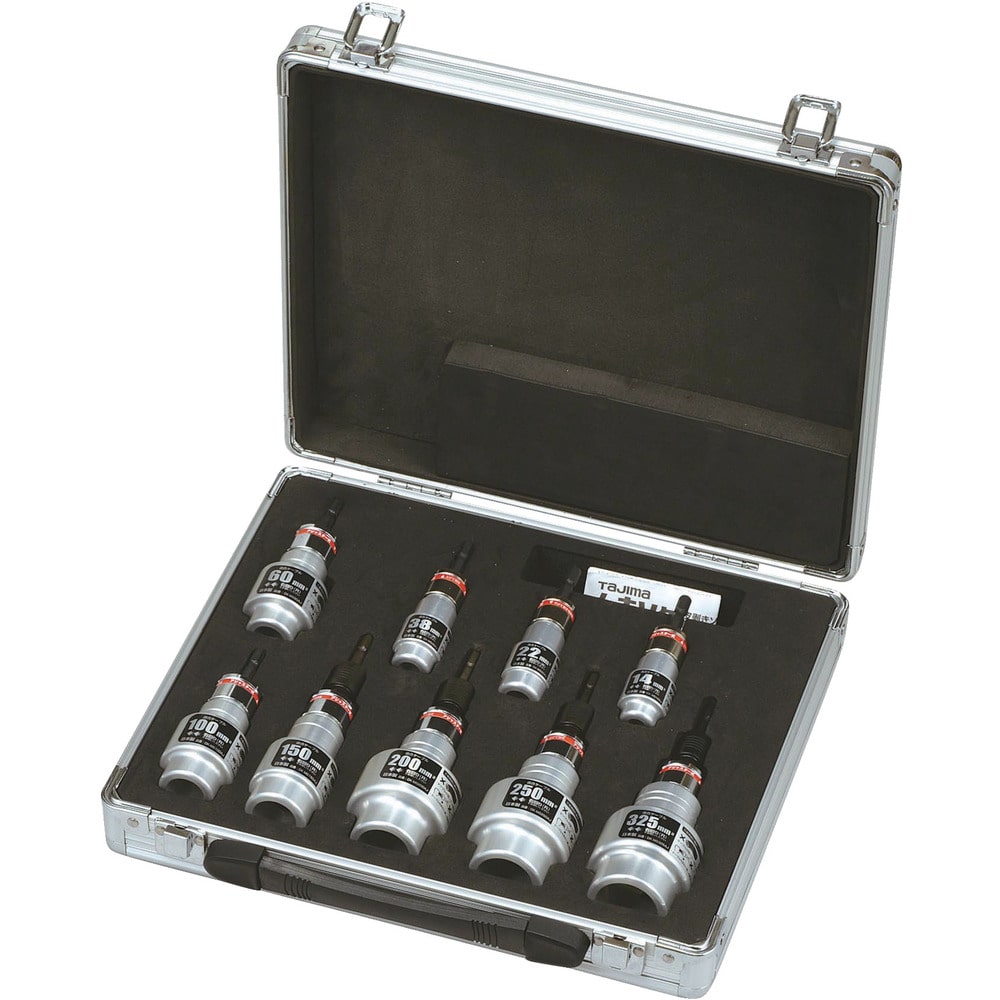 タジマ CV線ストリッパー ムキソケ アジャスター式 9種セット メーカー直送 ▼返品・キャンセル不可【他商品との同時購入不可】