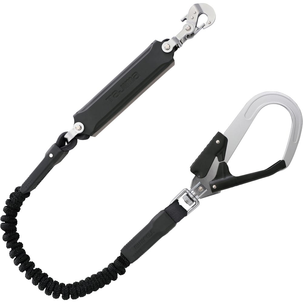 タジマ ハーネス用ランヤード蛇腹 シングル L2フック メーカー直送 ▼返品・キャンセル不可【他商品との同時購入不可】