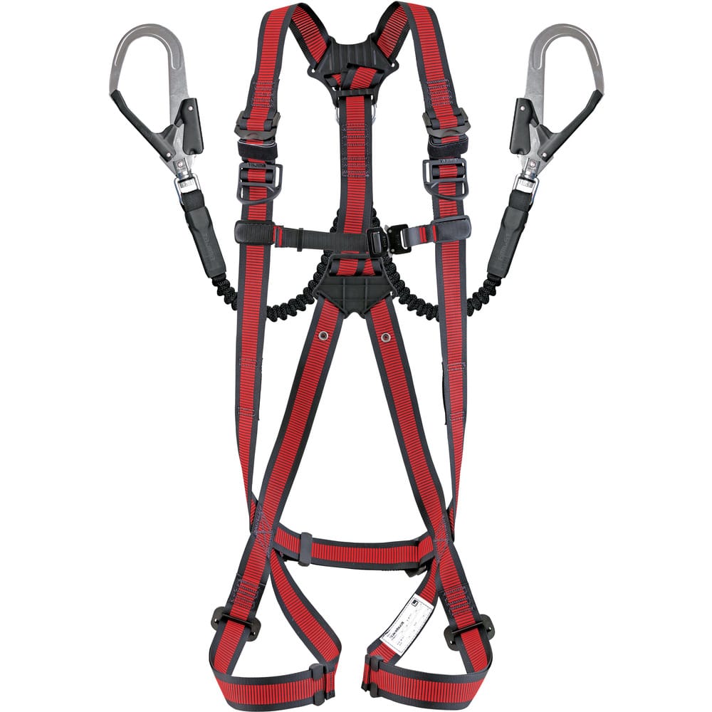 タジマ ハーネスGS 蛇腹 ダブルL2セット ライン赤 Lサイズ メーカー直送 ▼返品・キャンセル不可【他商品との同時購入不可】