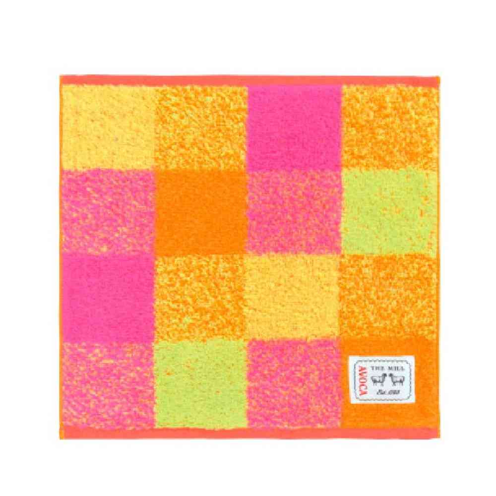 日繊商工 AVOCA タオルチーフ カシェル オレンジ 1枚