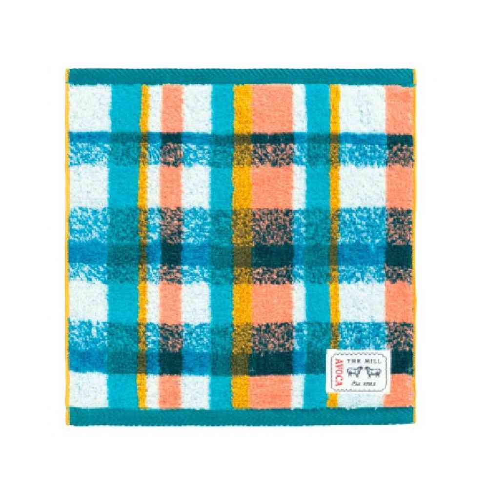 日繊商工 AVOCA タオルチーフ アデア ブルー 1枚