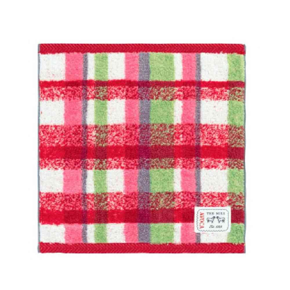 日繊商工 AVOCA タオルチーフ アデア レッド 1枚